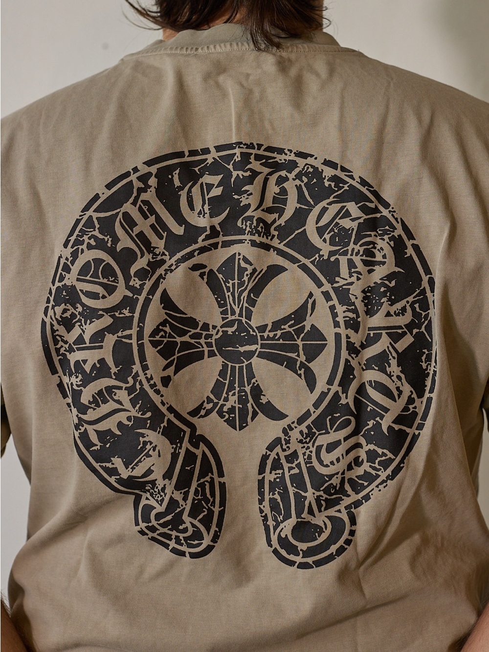 Chrome Hearts Tan Graphic Tee
